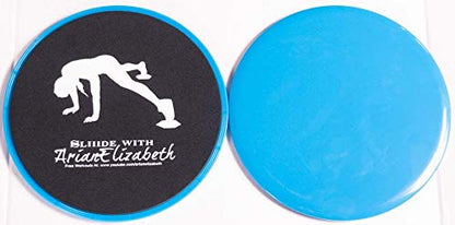 Core Sliders, Gliding Discs, Dual Sided Use on Carpet Hardwood Floors Carry Bag