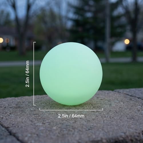 Glow in The Dark Lacrosse Ball Clear to Green Official Size Elastic Rubber Lacrosse Balls for Practice Training Massage Muscle Relaxation Indoor Outdoor Sports Gifts (12)