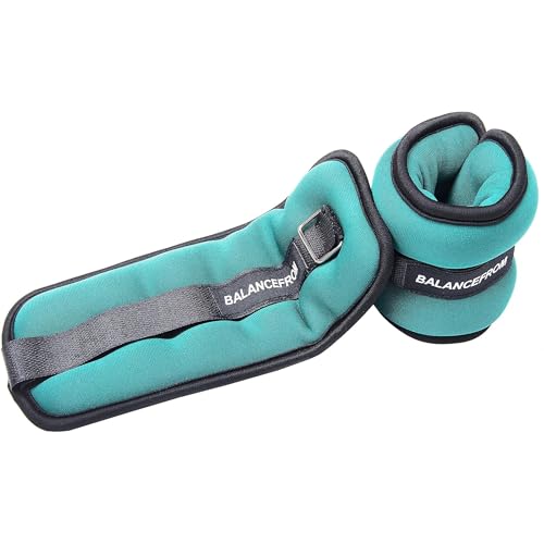 Fitvids Fully Adjustable Ankle Wrist Arm Leg Weights, 1-20LBS, Multiple Options - style: 1.5 lbs each (3-lb pair), Green