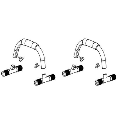 Push Up Bars - Home Workout Equipment Pushup Handle with Cushioned Foam Grip and Non-Slip Sturdy Structure