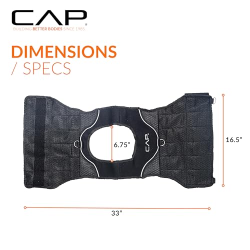 CAP Adjustable Weighted Vest 20–150 lbs for Strength Training, Running & Workouts, Weight Vest for Men & Women, Fitness Training Vest