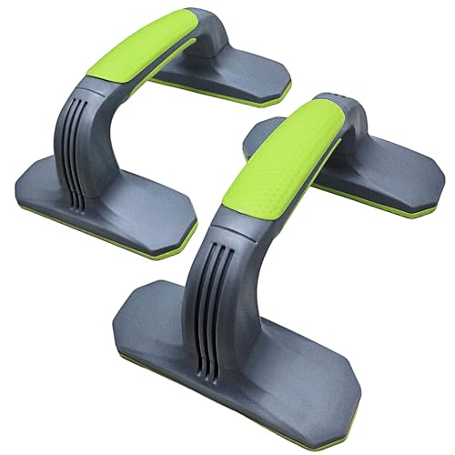 Pushup Bars，Non-Slip Push-Up Handles with Enhanced Grip – Lightweight & Eco-Friendly Fitness Solution for Man & Women - color: Green