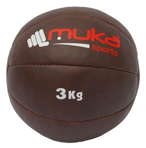 Fitness Weighted Medicine Exercise Ball for Yoga, Pilates, Strength Training & Physical Therapy Durable Muscle Driver Sport Gym Anti-Slip Tough Grip