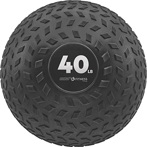 Champion Sports Rhino Fitness Slam Ball – Sand-Filled, Bounce-Resistant Ball for Strength & Conditioning, 6–50 lb - style: 40 Pound