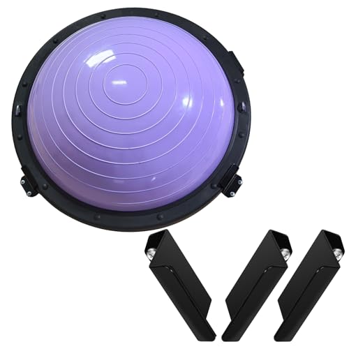 Heavy Duty Balance Trainer Ball Holder Wall mount,Half Exercise Ball Storage Bracket for Strength Fitness Ball,Yoga Stability Ball Rack Organizer for Home Gym Workouts（Excluding balls）