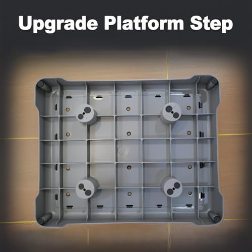 Magalobox One Step Stool, Safety Step Platform for Senior ＆ Adults,Non-Slip Small Step Platform for Stair, Car, Bed, Chair, Shower, Bathtub, Outdoor, 3.5 Inch High Rise Stairs 440 Lbs Capacity