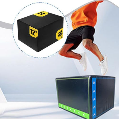 kowaku Training Plyometric Jumping Agility Box Exercise Conditioning Equipment with Cushioned PVC and Cotton Material Suitable for Home - color: Style B