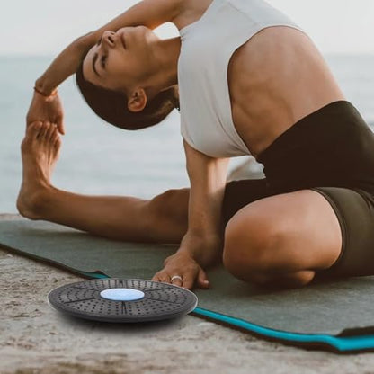 BESTonZON Balance Board Wobble Board Yoga Training Step Surface Maze Pattern Non-slip Exercise Balance Trainer for Home Workouts and Physical Therapy