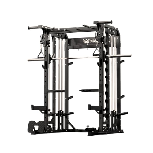 All-in-One B52 Standard Home Gym Smith Machine | with Power Rack, Cable Crossover, Dual Pulley System, Landmine, and Multi-Grip Pull-Up Bar – Heavy-Duty Fitness Equipment