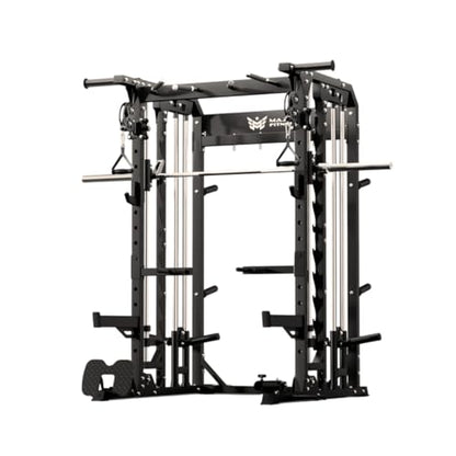 All-in-One B52 Standard Home Gym Smith Machine | with Power Rack, Cable Crossover, Dual Pulley System, Landmine, and Multi-Grip Pull-Up Bar – Heavy-Duty Fitness Equipment
