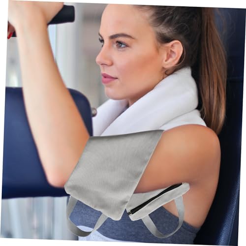 Fitness Training Sandbag Durable Workout Sand Bag with Handles for Weight Lifting Yoga and Cardio for Functional Training and Muscle Building Grey Color