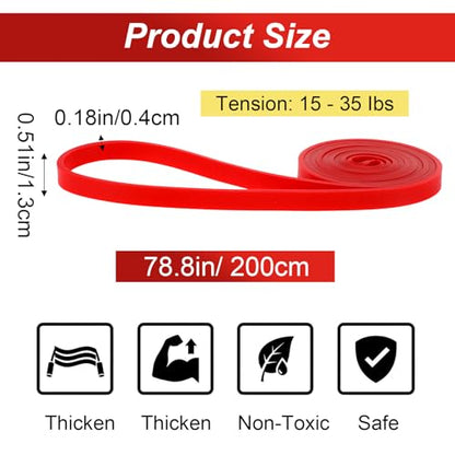 12pcs Resistance Bands Set Pull Up Bands Pull up Assistance Band Exercise Loop Band Elastic WorkoutBands for Men Women Home Gym Working Out Training Physical Therapy Body Stretching Muscle Strength