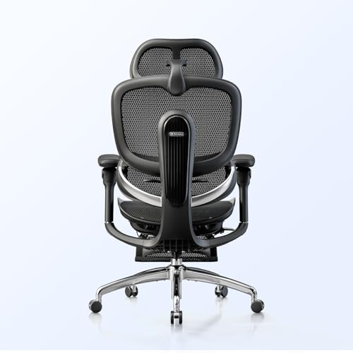 SIHOO Doro C300 Pro V2 Ergonomic Office Chair with Footrest, Jet Black - color: Jet Black, size: Pack of 1