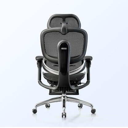 SIHOO Doro C300 Pro V2 Ergonomic Office Chair with Footrest, 2 Packs, Black - color: Jet Black, size: Pack of 2