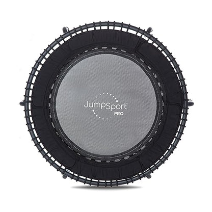 JumpSport 44" PRO Fitness Trampoline Model 530, Professional Rebounder, Adjustable Bounce, Elastic Cord System, 3-Piece Frame, Large Jump Surface, Low-Impact Cardio & Strength Training, 325lb Capacity
