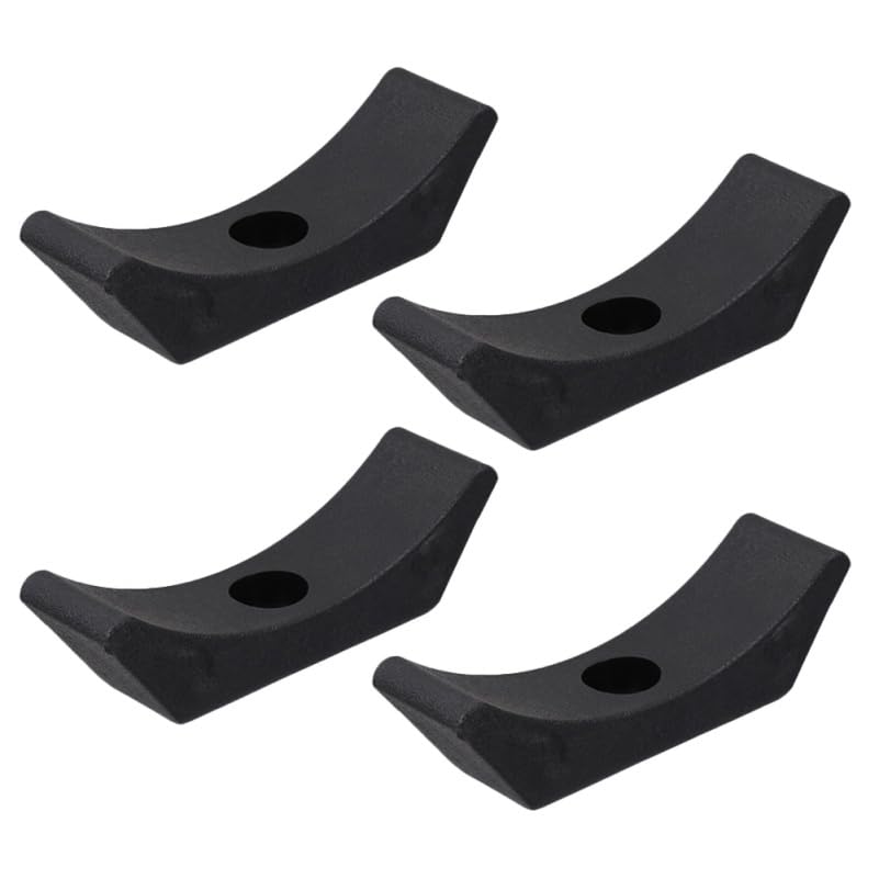 ibasenice Dumbbell Saddles 20 Pcs Plastic Cradles Replacement Dumbbell Racks Floor Protectors for Home Gym Small Weight Rack