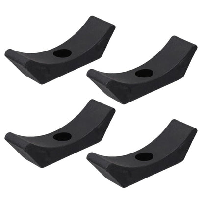 ibasenice Dumbbell Saddles 20 Pcs Plastic Cradles Replacement Dumbbell Racks Floor Protectors for Home Gym Small Weight Rack