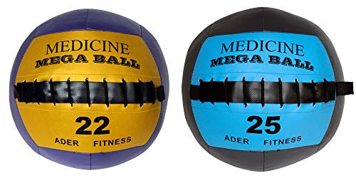Ader Soft Mega Medicine Ball Set- 4,6,8,10,12,14,16,18,20,22,25 Lbs (11 Pieces)