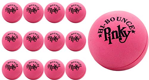 JA-RU Hi Bounce Pinky Ball (12 Pinky Balls) Rubber Bouncy Balls for Kids - size: 2.6 Inch (Pack of 12)