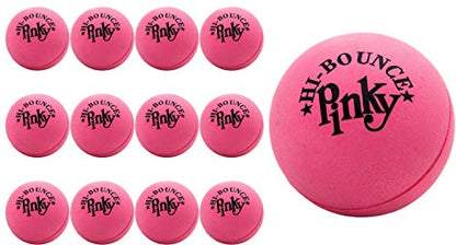 JA-RU High Bounce Pinky Ball (12 Pinky Balls) 2.5 Inch Bouncy 976-12p - size: 12 Pack