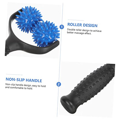 FOMIYES Handheld Massage Roller for Muscle Relief Convenient Back Stretching Tool for Home Use for Tight Muscles and Fatigue Relief Design for Comfort and Performance