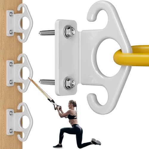 Resistance Band Wall Anchor Kit（3PCS, Wall Mount Training Anchor System for Resistance Bands, Exercise Bands, Home Gym Workout & Physical Therapy Strength Training