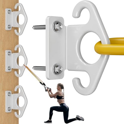Resistance Band Wall Anchor Kit（3PCS, Wall Mount Training Anchor System for Resistance Bands, Exercise Bands, Home Gym Workout & Physical Therapy Strength Training