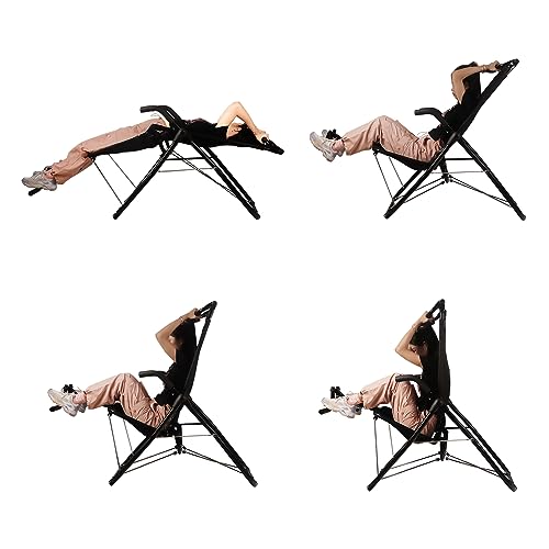 Abdominal Exerciser Chair for Home Gym, Ab Fitness Equipment with Full Body Building and Workout, for Sit Up, Inversion Training, Muscle Strengthening and Back Relief