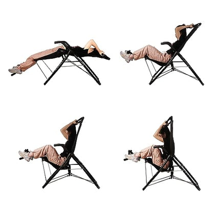 Abdominal Exerciser Chair for Home Gym, Ab Fitness Equipment with Full Body Building and Workout, for Sit Up, Inversion Training, Muscle Strengthening and Back Relief
