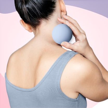 5 Pack Massage Lacrosse Balls for Myofascial Release, Yoga Deep Tissue Massage, Trigger Point Therapy and Foot Plantar Fasciitis, Ball for Back Pain Relief, Muscle Ball Roller, Macaron Color