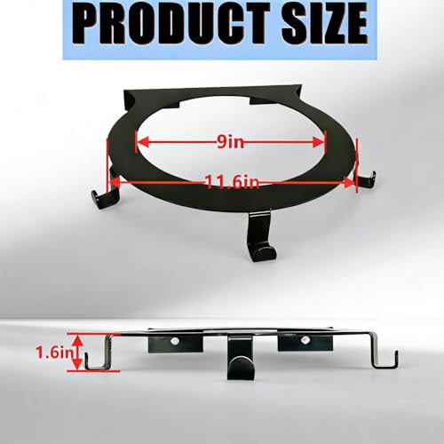 Medicine Ball Rack | Exercise Ball Holder Wall Mount | 90 Lbs Wall Mounted Storage for Gym Exercise Sports Balls, Wall Balls and Slam Balls | 9 Inch Inside Diameter