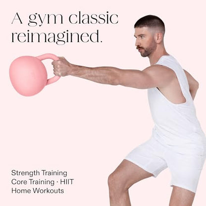 Bala Kettleball, Soft Kettlebell for Women - Kettlebells Strength & Core Training Equipment for Home Gym Workouts - Anti-Slip Grip Exercise Weights with Cushioned Impact-Resistant Base