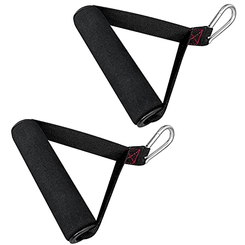 TheFitLife Exercise and Resistance Bands Accessories - Attachment for Workout Bands, Pull Up Bands, Cable Machines, Strength Training Excersize Equipment - style: Handles