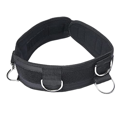 Fancyes Fitness Waist Strap Resistance Band with Rings Agility Resistance for Cable Machines
