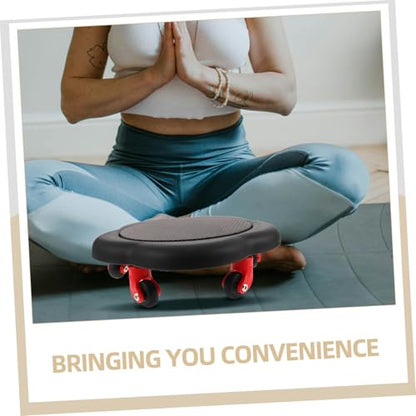 HEMOTON Five-Wheel Ab Roller Wheel for Abdominal Workouts Dual Sided Fitness Sliders with Non-Slip Grip Portable Core Strength Trainer for Home and Travel