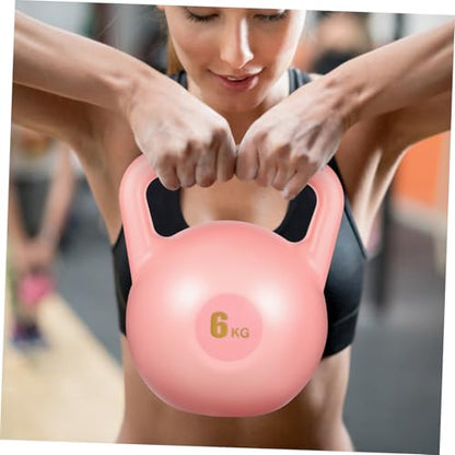 Water Filled Kettlebell PE Material Exercise Equipment for Men and Women Portable Fitness Kettle Ball for Home Gym and Travel Strength Training