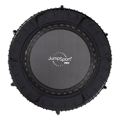 JumpSport 39" PRO Fitness Trampoline, 370 PRO, Exercise Rebounder, 36 Adjustable Bungees, 300 lb Wt. Rating