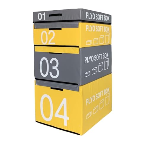 Jump Box Soft Foam Box Professional Physical Training Combination Box Used for Home Gym and Outdoor Exercise. Suitable for Agility Training and Speed Training - color: A