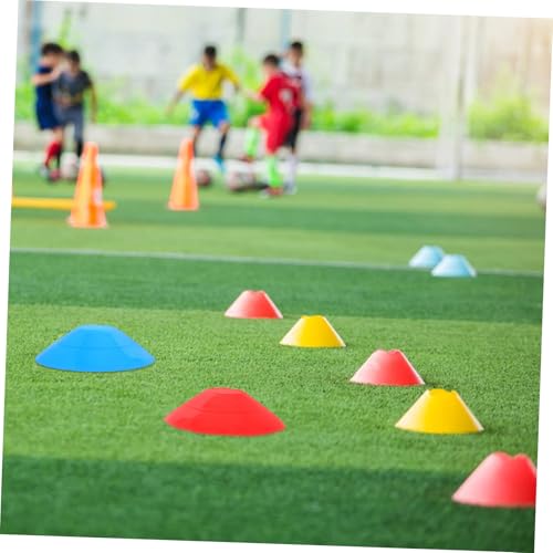 Football Basketball Logo Disc Cones 25pcs Reusable Agility Training Equipment for Soccer Basketball Drills