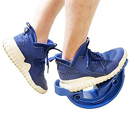 Foot Stretcher, Calf Stretcher for Plantar Fasciitis, Non-slip Stretching Foot Rocker for Home Office (Blue)