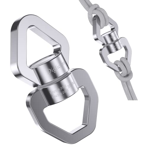 Swing Spinner, 35KN Safety Rotational Device, Aerial Dance Children's Swing, Hanging Hammock (Full Silver) - style: Silver-1 Pack