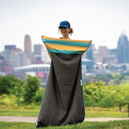 Sprints Athletic Running Towel, Full-Sized, Car Seat Cover - Moisture Wicking (Sasquatch) - color: Sasquatch
