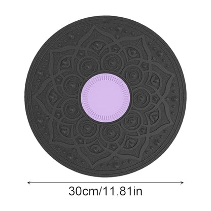 Wobble Balance Board - 11.81in Non Slip Core Trainer, Adjustable Rotation Fitness Equipment, Multipurpose Massage Point Stability | Home Gym Yoga Workout Training Balance Exercise Tool