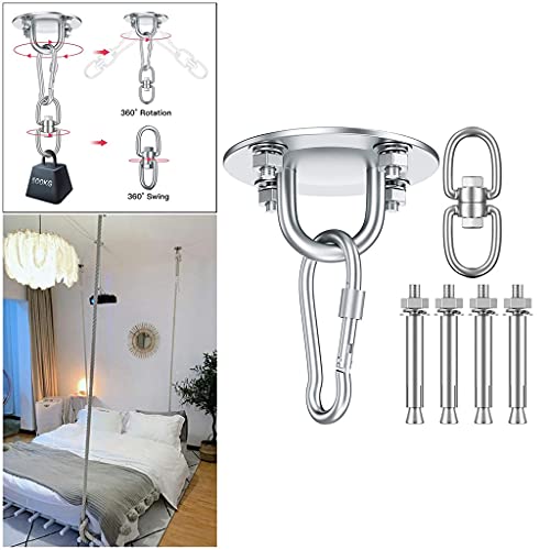Heavy Duty Hammock Hanging Plates Staple Hook,Ceiling Wall Mount Anchor Hooks Hanger for Swing Chair Suspension