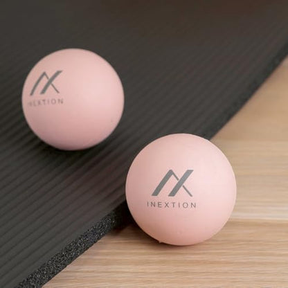 Therapy Massage Balls (2-Pack), High-Density Fascia Balls for Targeted Muscle Relaxation & Daily Recovery - Soothing Pink + Soothing Pink (50D+50D) - color: Soothing Pink + Soothing Pink (50d+50d)
