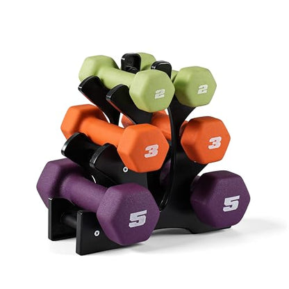 CAP Barbell Neoprene Dumbbell Weights Pairs & Sets | Color Series - style: 20 lb Set