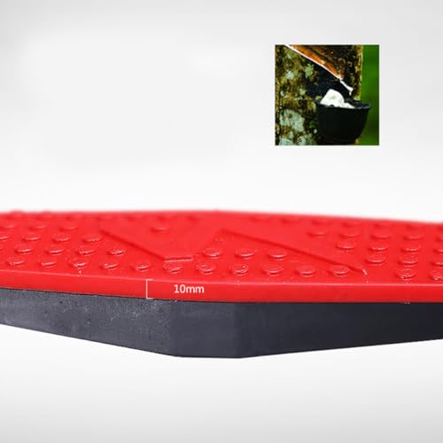 BESPORTBLE H-shape Push-up Bars Pair for Arm Strength Training, Red Black Steel Pushup Stands for Chest and Abdomen Muscle Workout at Home Gym