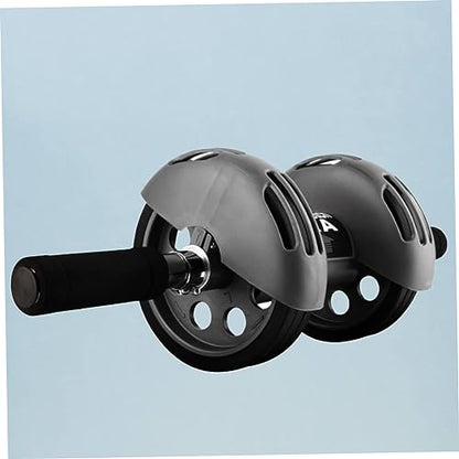 VICASKY Automatic Rebound Dual Wheel Ab Roller with Non Slip Handles and Kneeling Pad Core Trainer for Home Gym Fitness Low Noise Smooth Exercise Wheel for Abs Arms and Back Workout