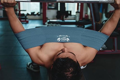 Bench Press Band Sling for Men and Women Power Weight Lifting Fitness Increase Strength Assist with Bench Press, Dips, and Push Ups - color: Blue-Level 1-Light Tension