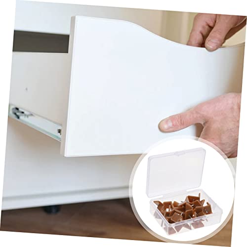 Hemoton Furniture Sliders Plastic Core Sliders for Drawer Guides Stops Easy Repair for Broken Drawer Glides